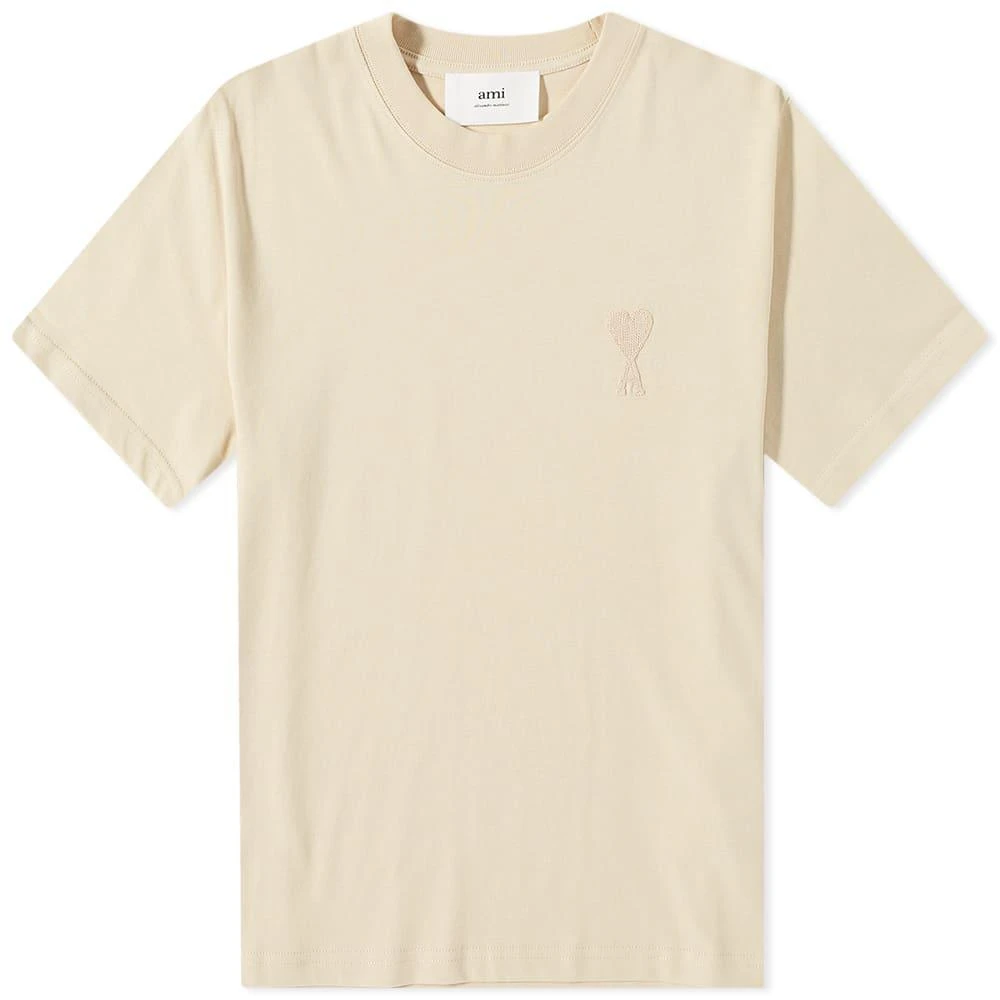 商品AMI|AMI Tonal Heavy Cotton Small A Logo T-Shirt,价格¥1167,第1张图片