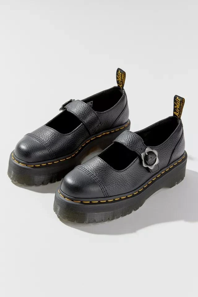 商品Dr. Martens|Dr. Martens Addina Flower Buckle Leather Platform Shoe,价格¥967,第4张图片详细描述