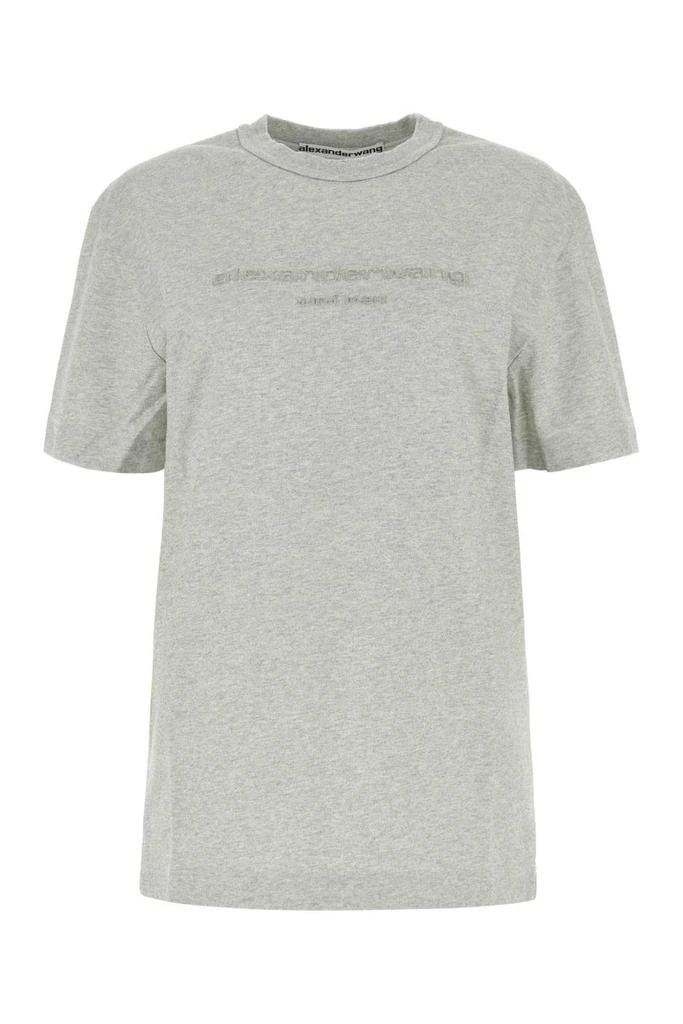 商品Alexander Wang|Alexander Wang Logo Printed Crewneck T-Shirt,价格¥2377,第1张图片