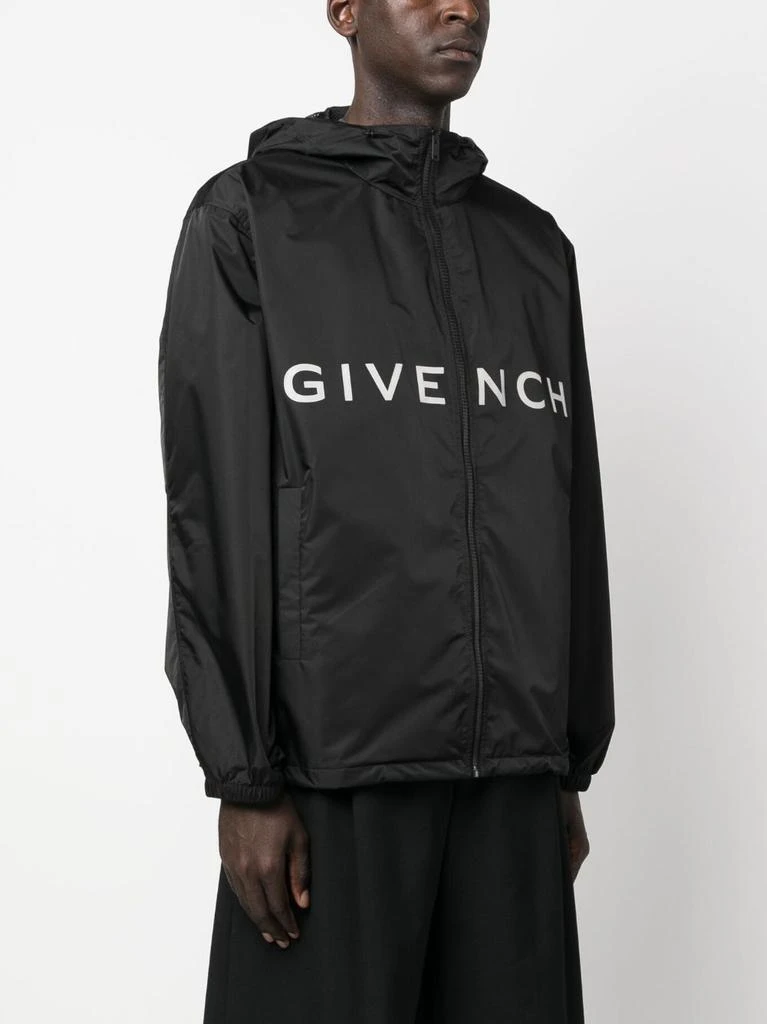 商品Givenchy|GIVENCHY - Logo Hooded Windbreaker,价格¥9138,第5张图片详细描述