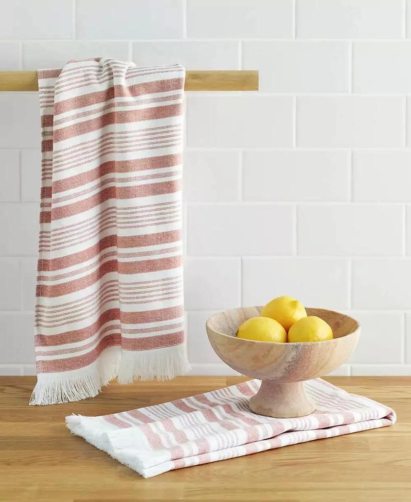 商品Blue Loom|Parker Stripe Kitchen Towel, Set of 2,价格¥263,第2张图片详细描述