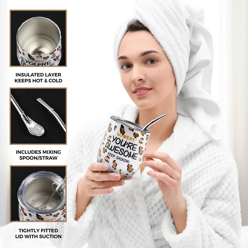 商品Lovery|Honey Almond Leopard Home Spa Basket 21-Piece Set,价格¥831,第4张图片详细描述