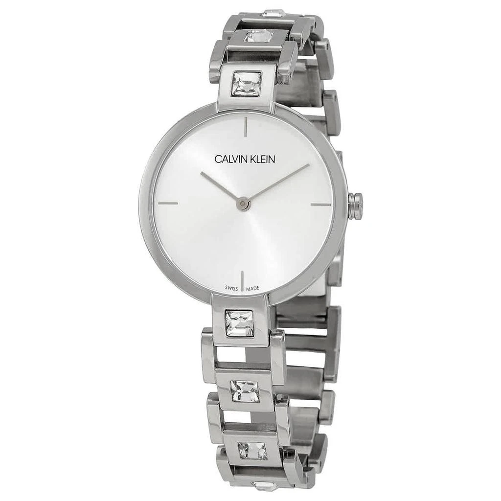 商品Calvin Klein|Mesmerize Quartz Silver Dial Ladies Watch K9G23TK6,价格¥1426,第1张图片