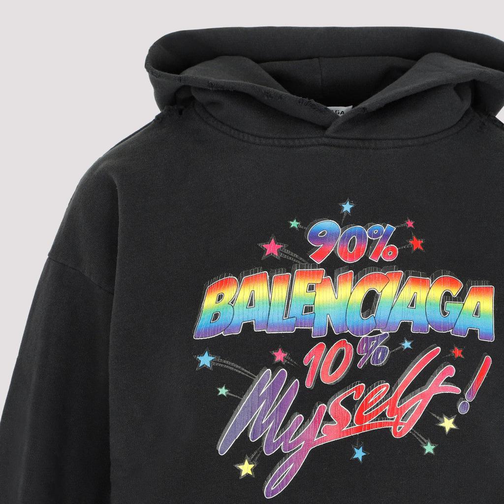 BALENCIAGA  COTTON 90/10 SMALL HOODIE SWEATSHIRT商品第3张图片规格展示