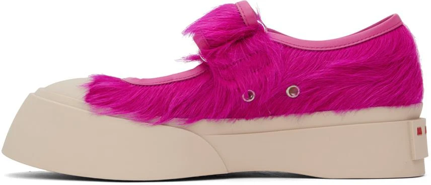 商品Marni|Pink Pablo Mary Jane Ballerina Flats,价格¥7338,第3张图片详细描述