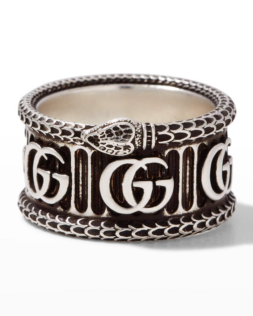 商品Gucci|Men's GG Marmont Snake Ring,价格¥2830,第1张图片