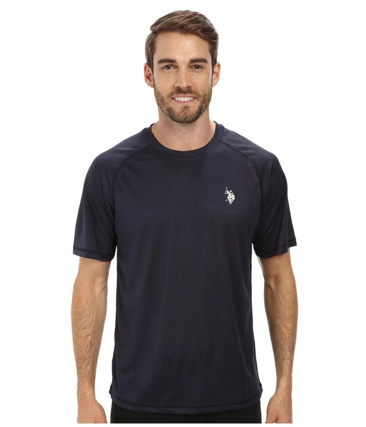 商品U.S. POLO ASSN.|Solid Rashguard UPF 50+ Swim T-Shirt,价格¥278,第1张图片