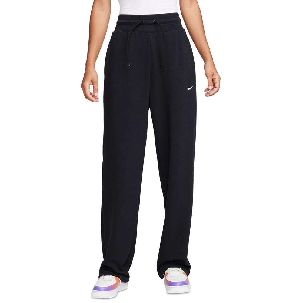 商品NIKE|Women's Dri-FIT One French Terry High-Waisted Open-Hem Sweatpants,价格¥478,第1张图片