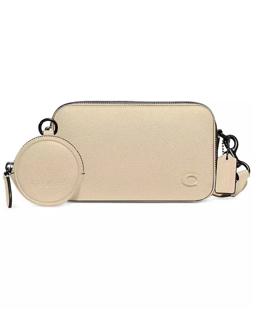 商品Coach|Leather Charter Slim Crossbody with Adjustable Web Strap,价格¥1697,第1张图片