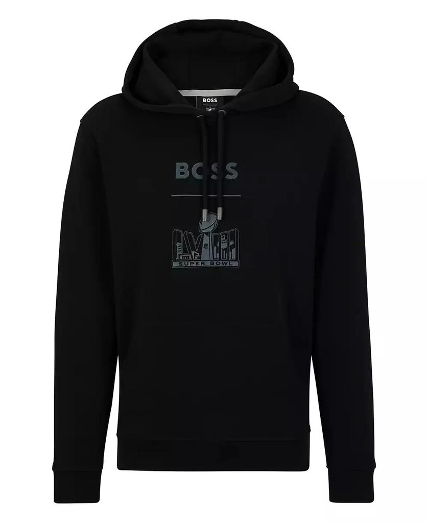 商品Hugo Boss|BOSS Men's BOSS x NFL Metallic Print Hoodie,价格¥889,第4张图片详细描述