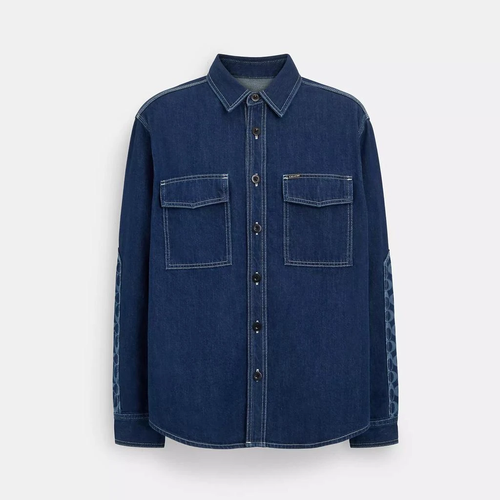 商品Coach|Denim Overshirt,价格¥1380,第1张图片