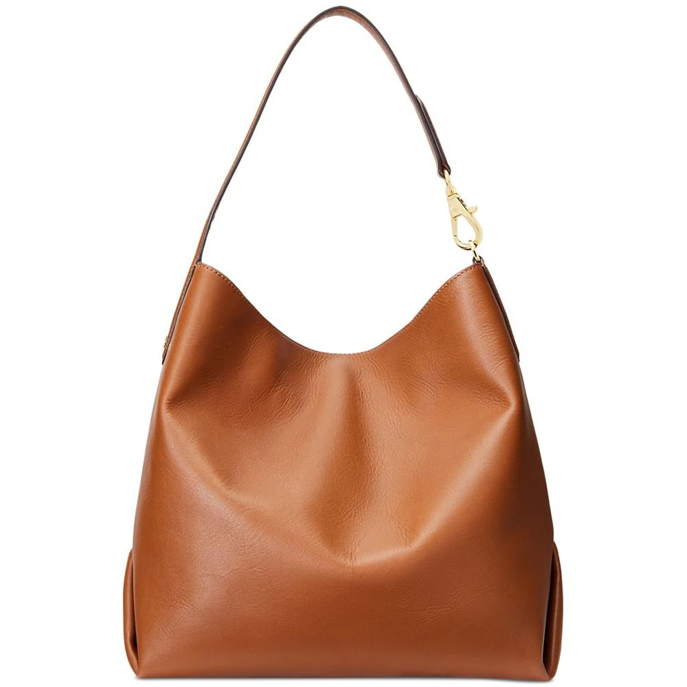 商品Ralph Lauren|Kassie Large Leather Shoulder Bag,价格¥3542,第5张图片详细描述