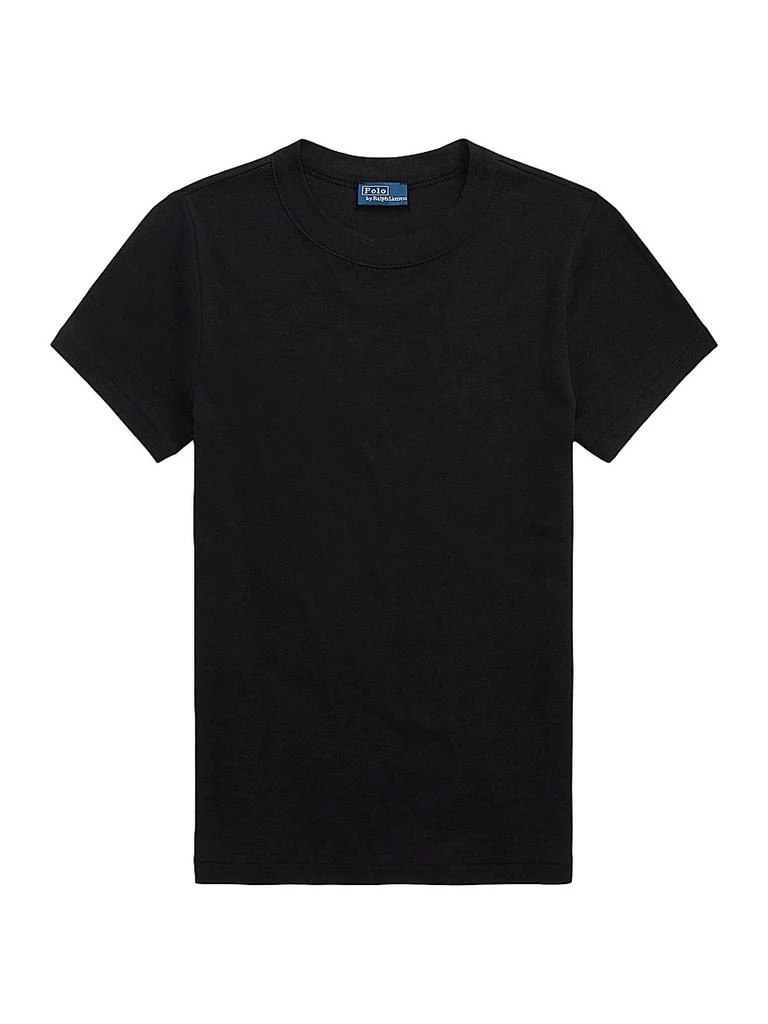 商品Ralph Lauren|Rib-Knit Crewneck T-Shirt,价格¥658,第1张图片