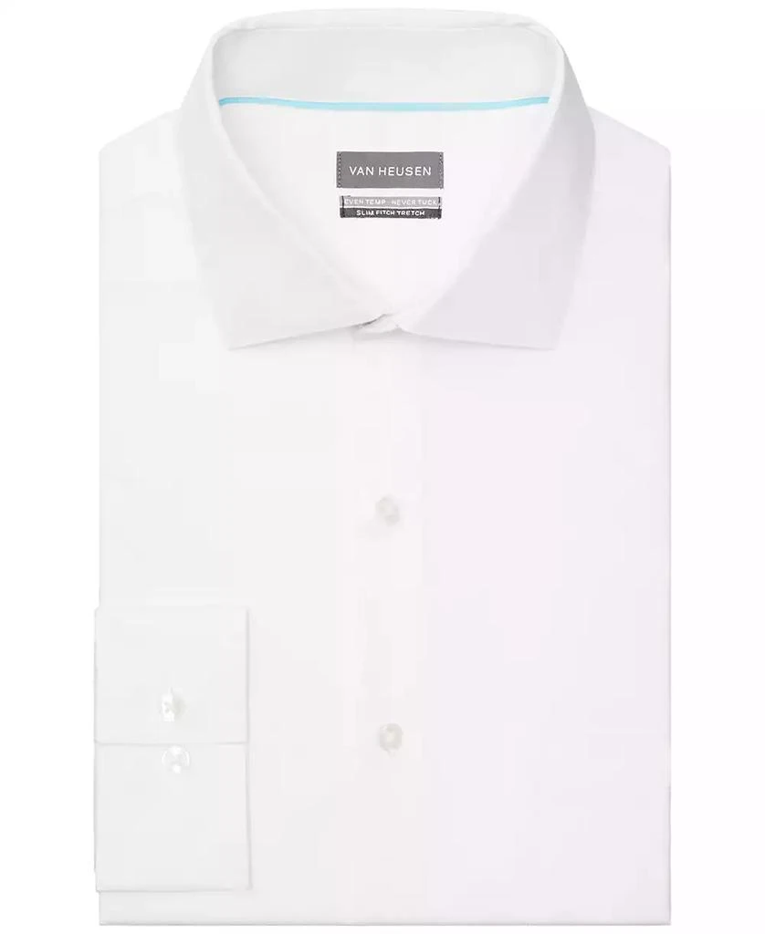 商品Van Heusen|Men's Slim-Fit Never-Tuck Dress Shirt,价格¥340,第3张图片详细描述