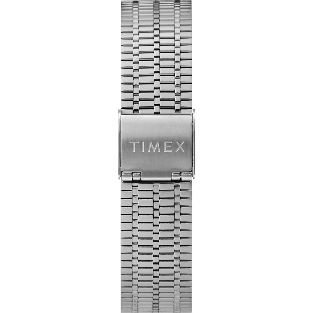 商品Timex|Men's Lab Archive Silver-Tone Stainless Steel Bracelet Watch 38mm,价格¥1412,第2张图片详细描述