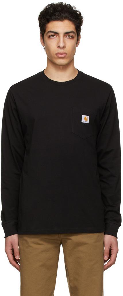 商品Carhartt WIP|Black Cotton T-Shirt,价格¥340,第1张图片