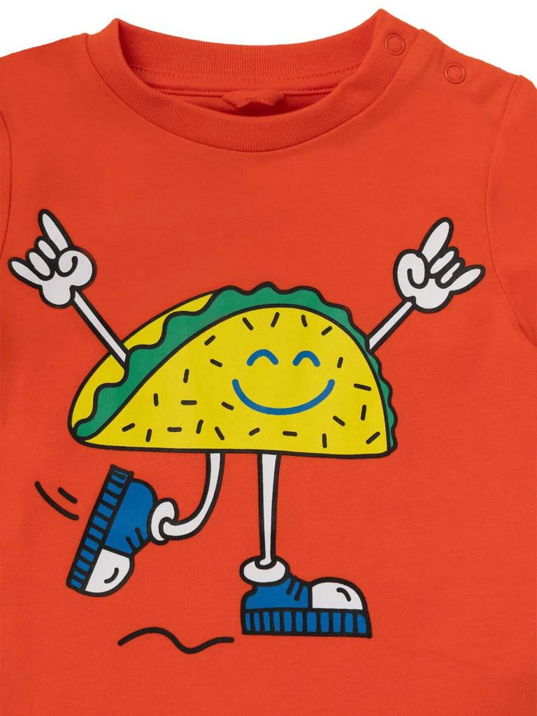 商品Stella McCartney|Taco Print Organic Cotton T-shirt,价格¥283,第1张图片详细描述