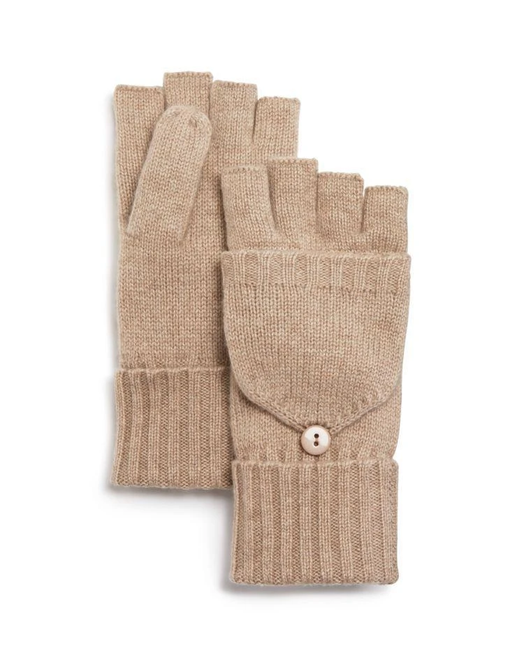 商品Bloomingdale's|Pop Top Cashmere Mittens - 100% Exclusive,价格¥409,第1张图片