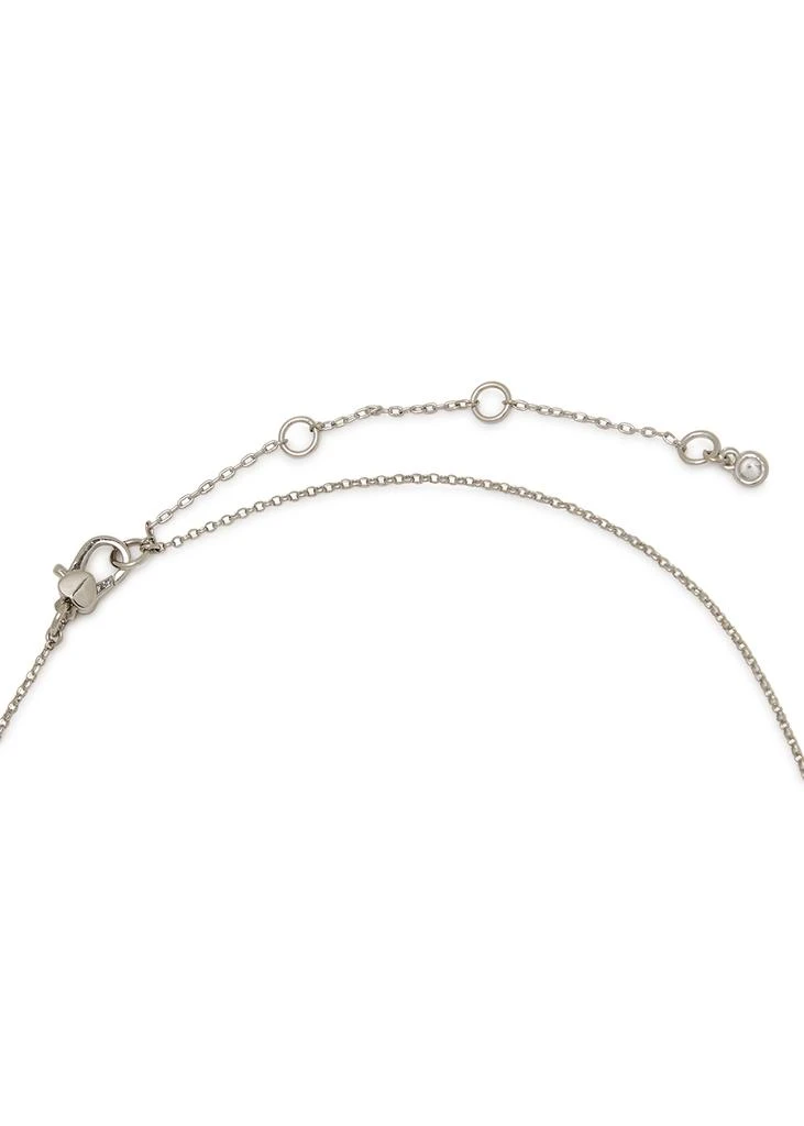 商品Kate Spade|Love Me Knot silver-tone necklace,价格¥464,第4张图片详细描述
