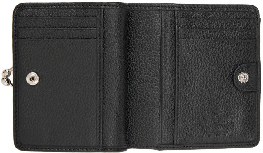 Black Leather Bifold Wallet商品第3张图片规格展示
