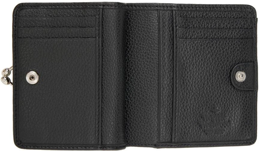 商品Vivienne Westwood|Black Leather Bifold Wallet,价格¥1618,第3张图片详细描述