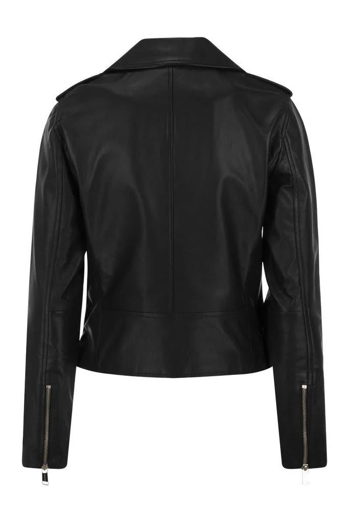 商品Michael Kors|MICHAEL KORS Leather Biker Jacket,价格¥2514,第2张图片详细描述