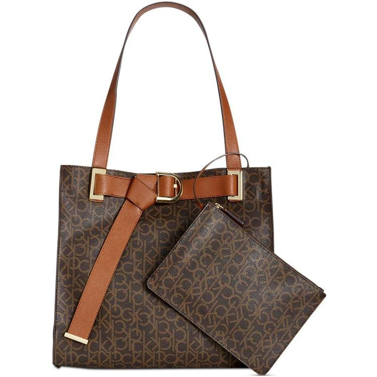 商品Calvin Klein|Nola Signature Large Tote,价格¥658,第1张图片