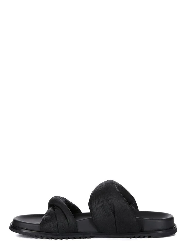 商品Rick Owens|Twisted Granola Sandals In Blistered Black Lamb Leather,价格¥7670,第4张图片详细描述