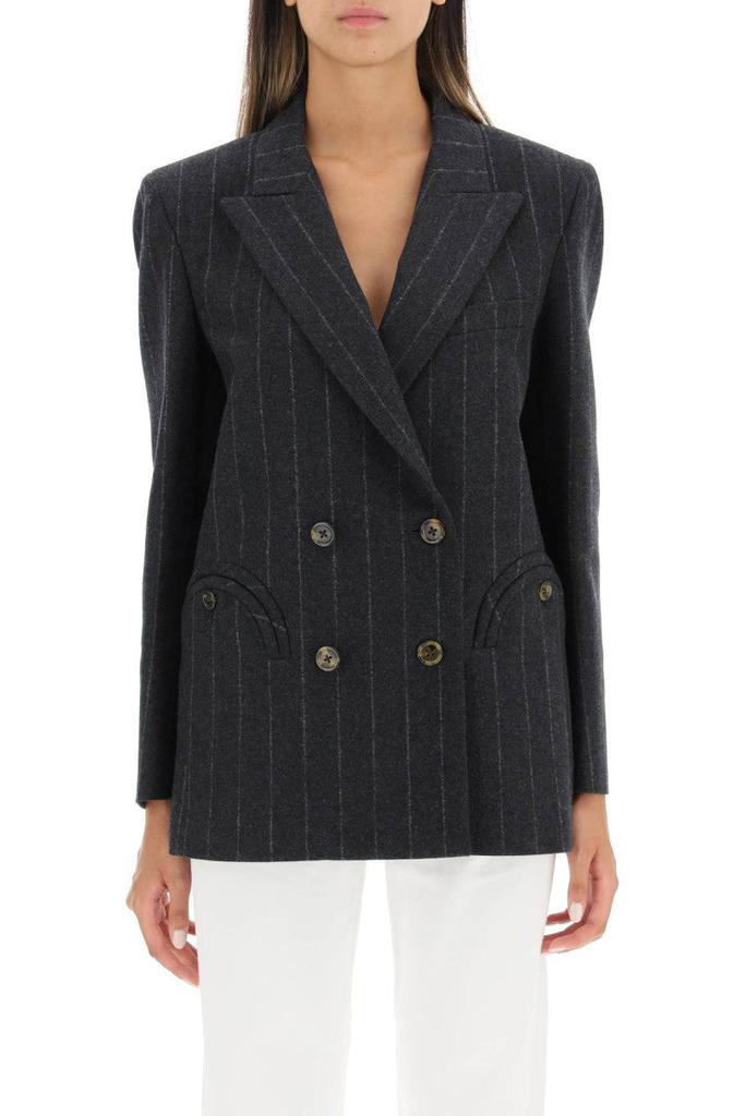 Blaze milano 'ferien everynight essential' pinstripe wool cashmere blazer商品第2张图片规格展示