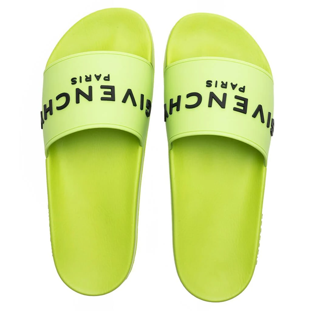 商品Givenchy|Slide Sandals - Citrus Green,价格¥1567,第2张图片详细描述