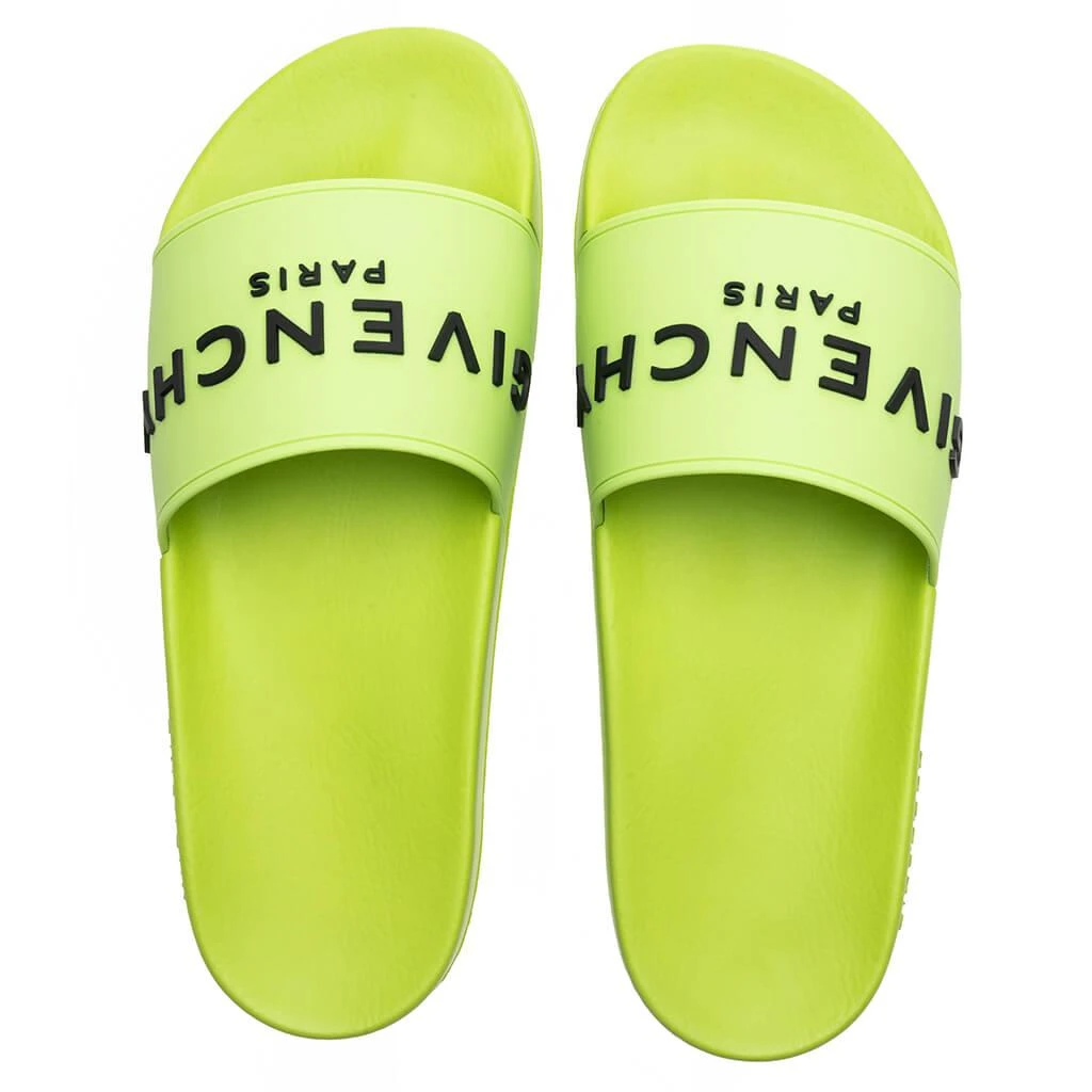 商品Givenchy|Slide Sandals - Citrus Green,价格¥2238,第2张图片详细描述