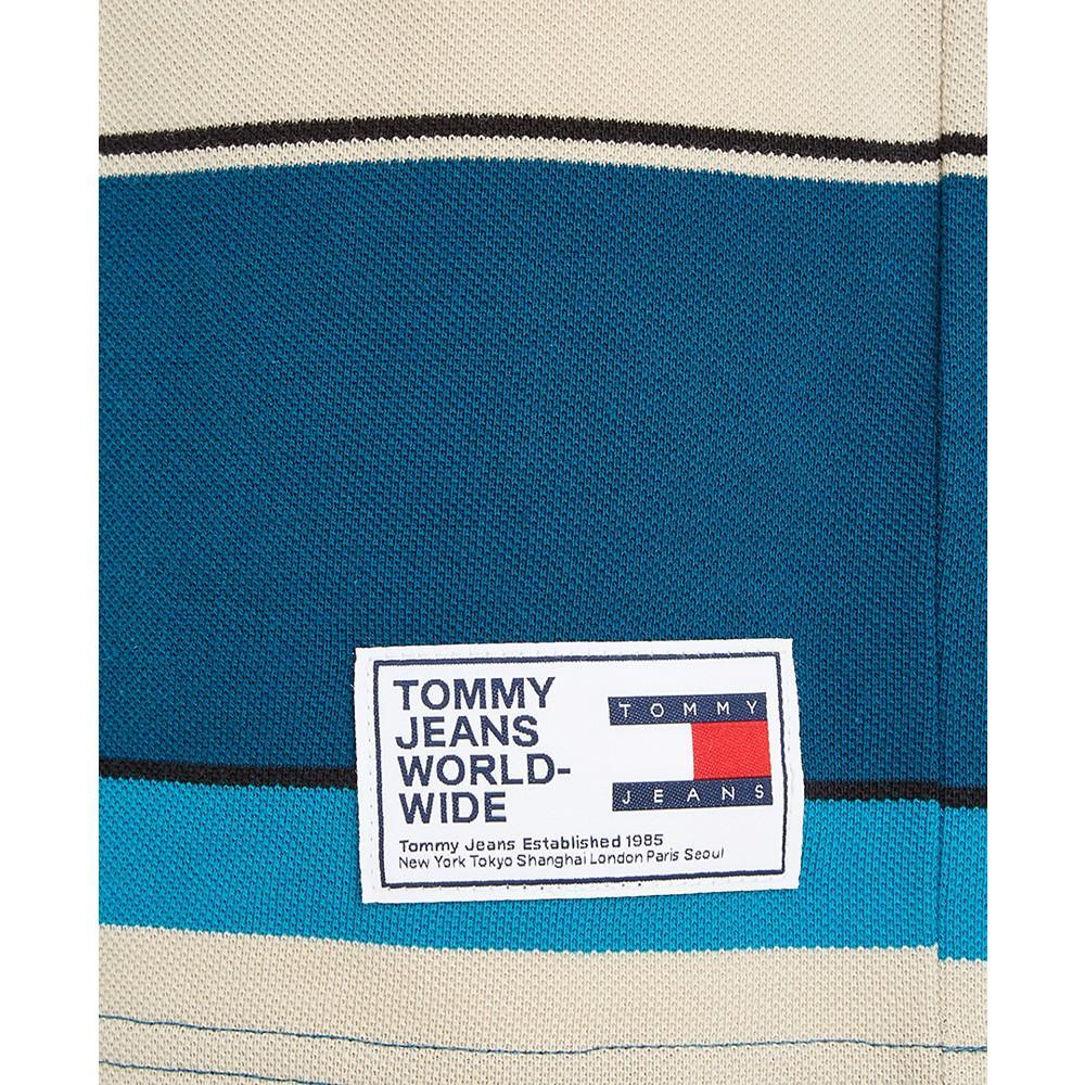 商品Tommy Hilfiger|Men's Bold Pique Stripe Tee,价格¥370,第6张图片详细描述