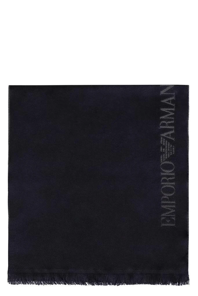 商品Emporio Armani|Emporio Armani Wool Scarf,价格¥872,第1张图片