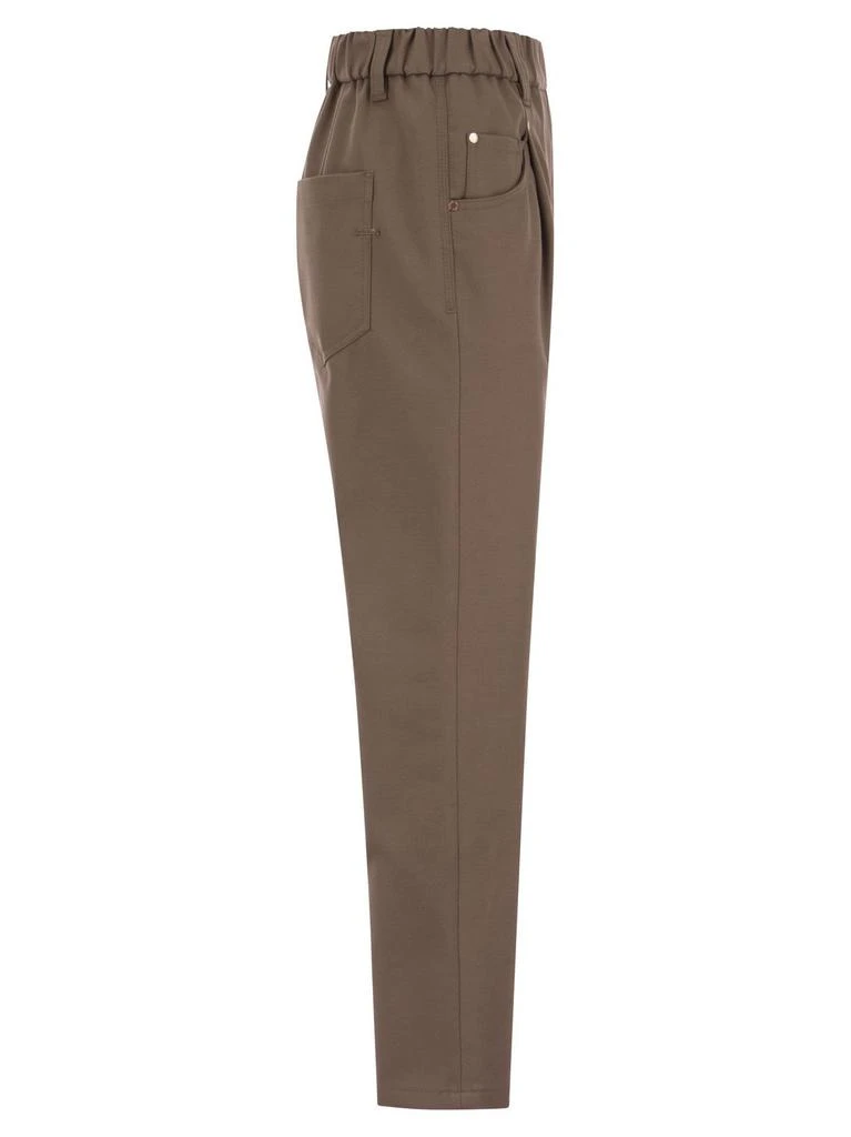 商品Brunello Cucinelli|Brunello Cucinelli High Waist Straight Leg Trousers,价格¥5183-¥6131,第3张图片详细描述