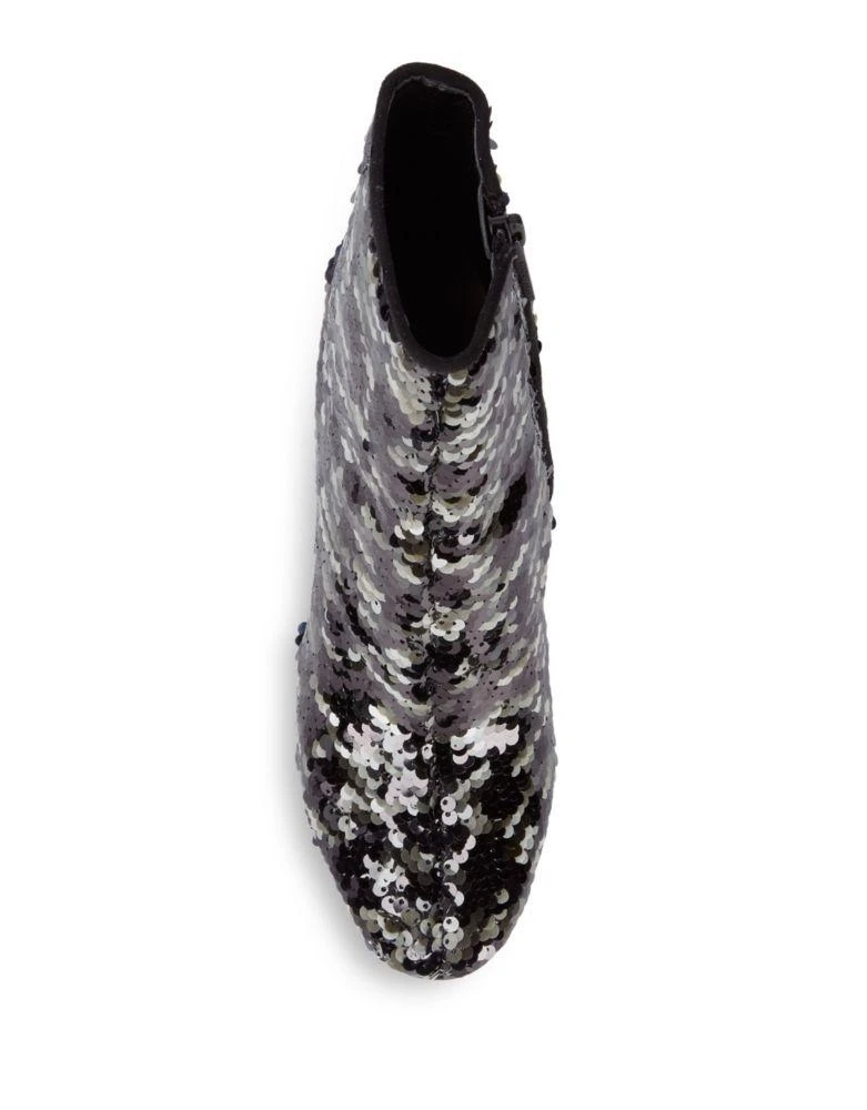 商品KENDALL & KYLIE|Haedyn5 Sequin Block Heel Booties,价格¥513,第4张图片详细描述