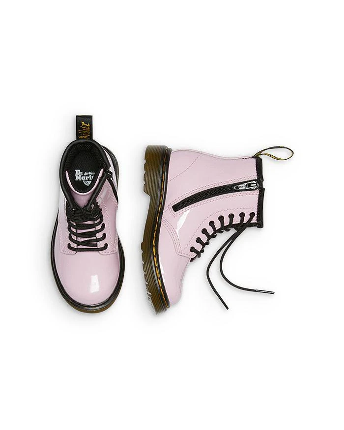 商品Dr. Martens|Girls' T Pale Pink Patent Lamper Boot - Toddler,价格¥484,第2张图片详细描述