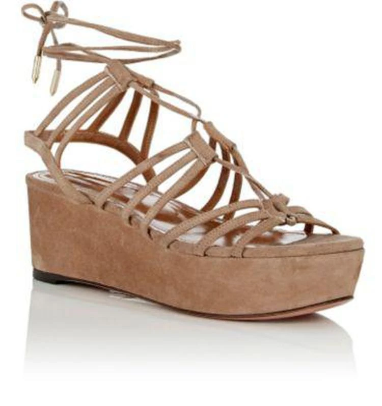 商品Aquazzura|Roma Platform Sandals,价格¥2224,第2张图片详细描述