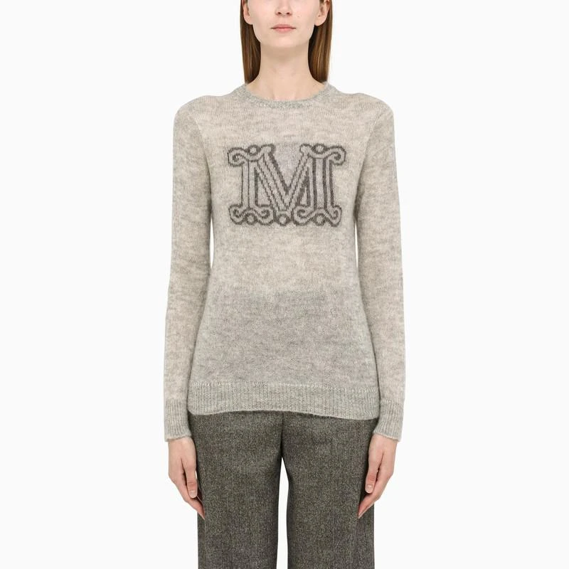 商品Max Mara|Grey mohair blend sweater,价格¥1434,第1张图片