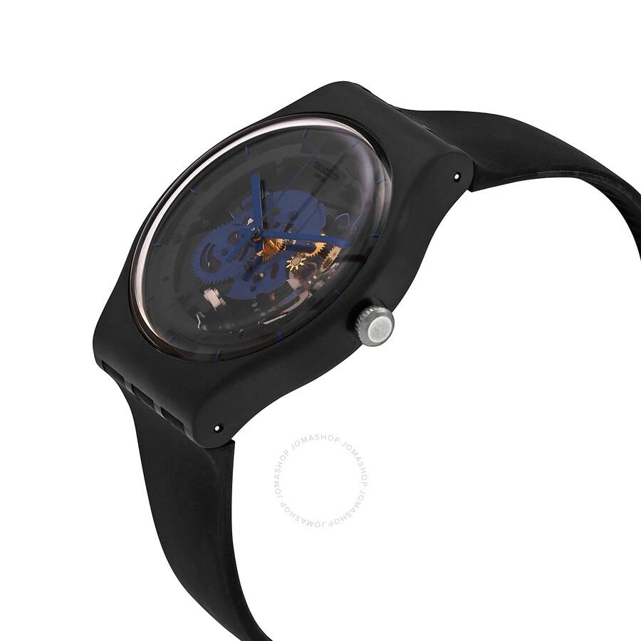 商品Swatch|Swatch Time To Blue Big Quartz BlackSkeleton Dial Unisex Watch SO32B109,价格¥559,第2张图片详细描述