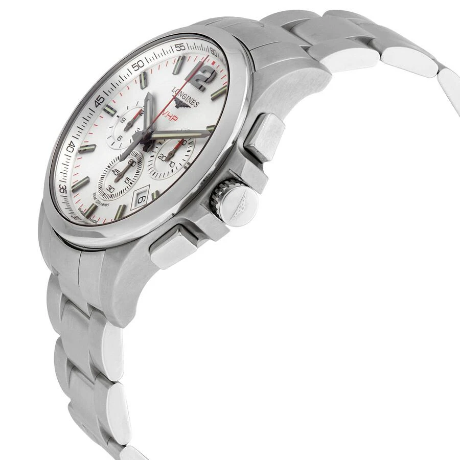 商品Longines|Conquest V.H.P. Chronograph Quartz Silver Dial Men's Watch L3.727.4.76.6,价格¥6879,第2张图片详细描述