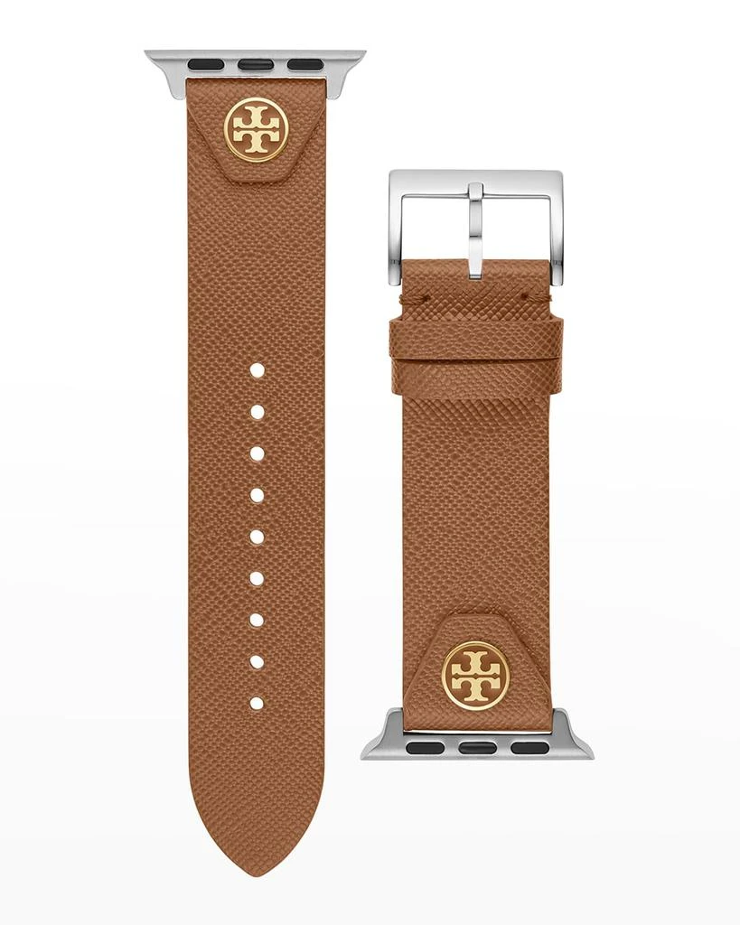 商品Tory Burch|Saffiano Leather Apple Watch Band in Luggage, 38-40mm,价格¥734,第1张图片