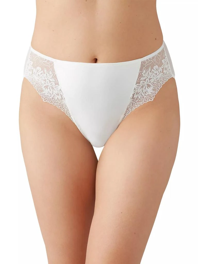 商品Wacoal|Side Note Floral Lace Full-Coverage Briefs,价格¥96,第1张图片