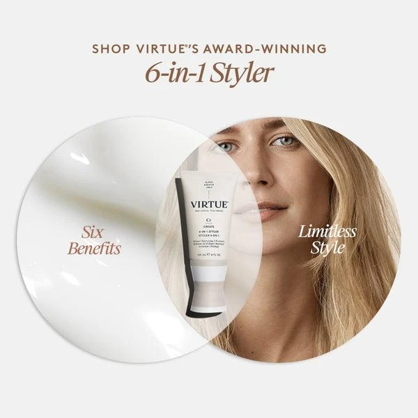 商品VIRTUE|VIRTUE One for All 6-in-1 Styler Cream Travel Size 60ml,价格¥164,第3张图片详细描述