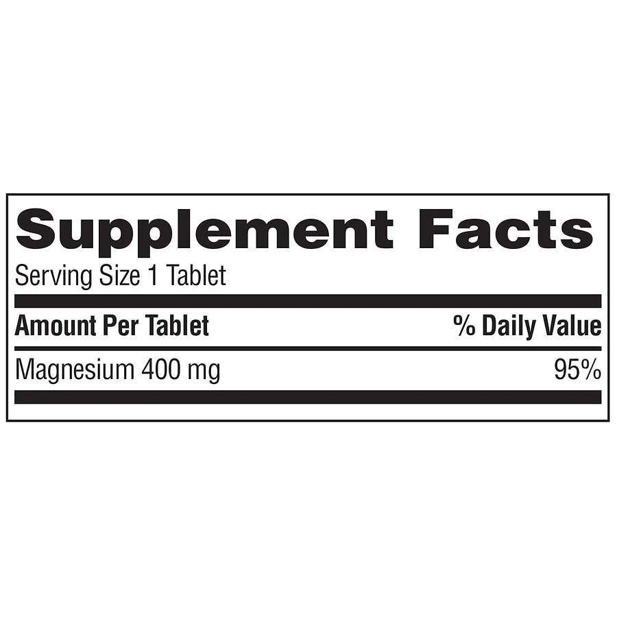 商品Walgreens|Magnesium Oxide 400mg,价格¥97,第4张图片详细描述