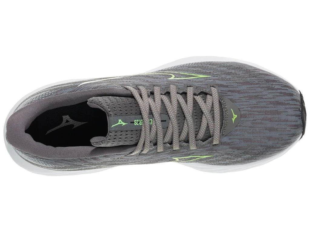 商品Mizuno|Mizuno Wave Rider 28 411456-9T4W Sneakers Men's US 16 Gray Running Shoes ZPO3680,价格¥1102,第4张图片详细描述