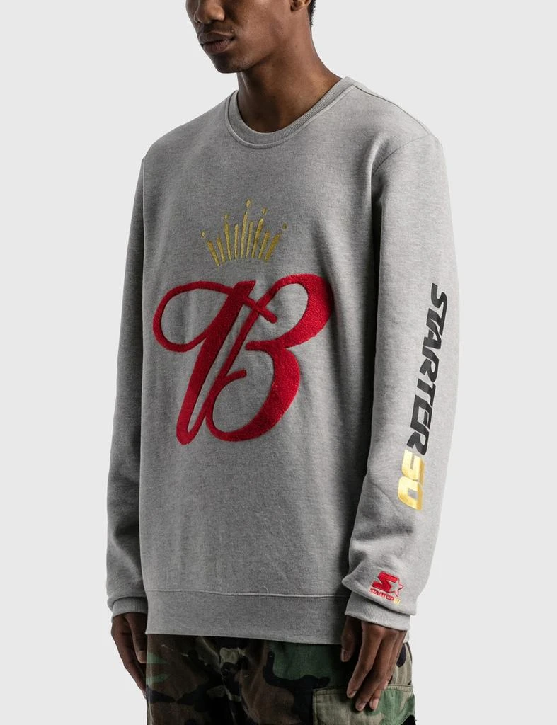 商品Starter|Budweiser x Starter Crown Fleece Sweatshirt,价格¥183,第2张图片详细描述