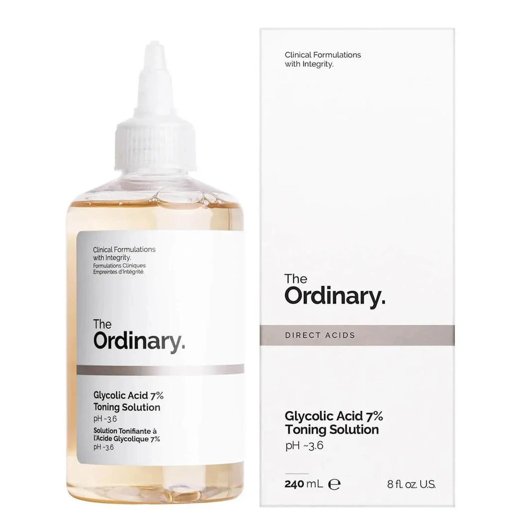 商品The Ordinary|The Ordinary Glycolic Acid 7% Toning Solution 240ml,价格¥109,第4张图片详细描述