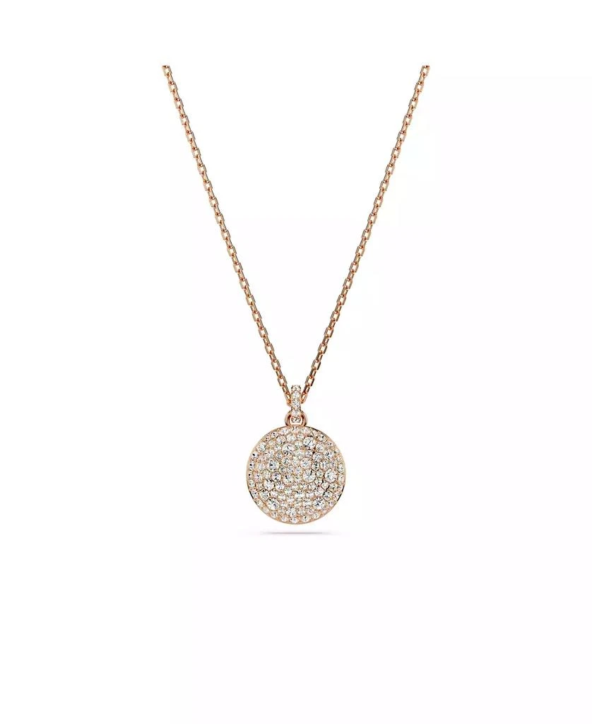 White, Rhodium Plated or Rose-Gold Tone or Gold-Tone Meteora Layered Pendant Necklace 商品