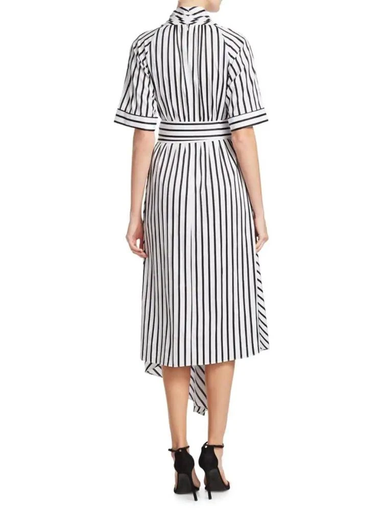 商品ADAM LIPPES|Striped Cotton Asymmetric Dress,价格¥2521,第2张图片详细描述