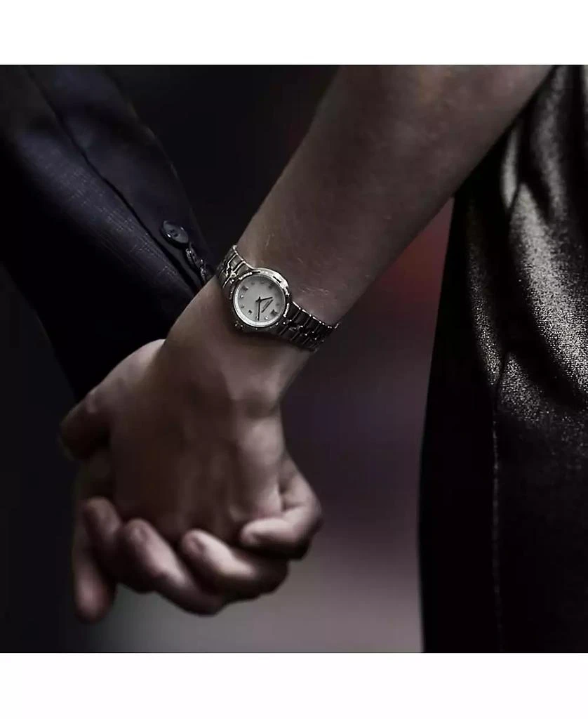 商品Raymond Weil|Women's Swiss Parsifal Diamond-Accent Stainless Steel Bracelet Watch 30mm,价格¥15206,第4张图片详细描述